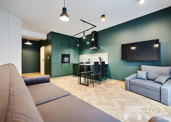 Wysoka Black Centrum By Lookap Apartman Łódź